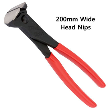 Knipex 200mm Wide Head Steel Nips