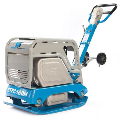 BTPC160H Beton Trowel 160kg Reversible Plate Compactor with Transport Wheels - BuildQuip