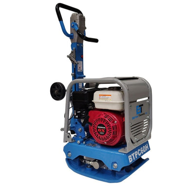 BTPC60RH Beton Trowel 87kg Reversible Plate Compactor with Transport Wheels - BuildQuip