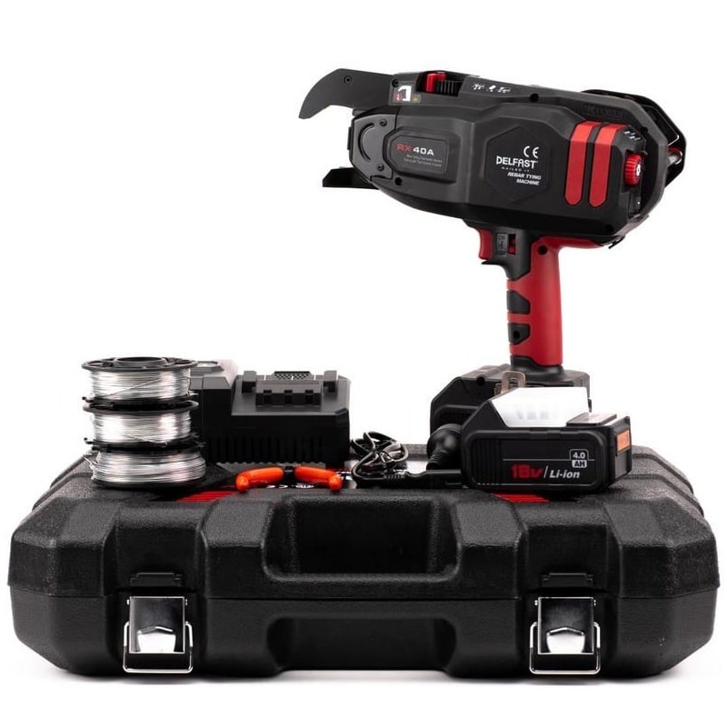 Delfast RX40A 18V Cordless Rebar Tying Tool Set (2 x Batteries)