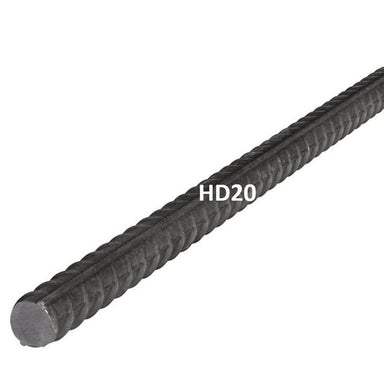 20mm Diameter Deformed (HD20) Grade 500E Reinforcing Bar (6m length)