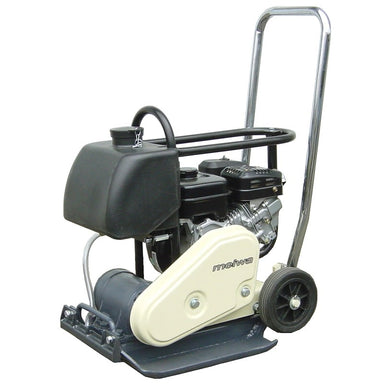 HP60TW Meiwa 73kg Plate Compactor with Transport Wheels & Water Tank - BuildQuip