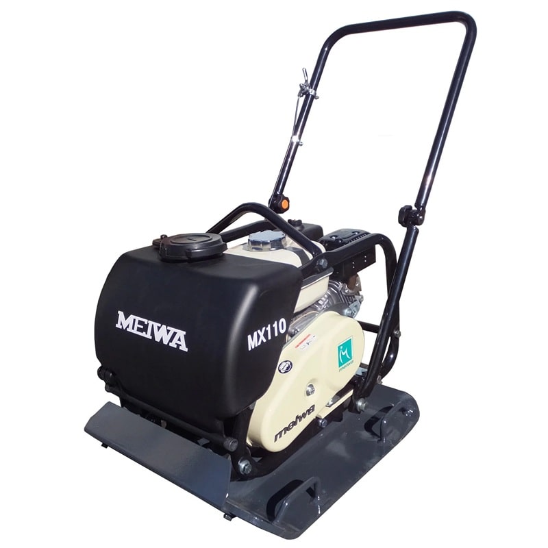 MX110 Meiwa 111kg Plate Compactor with Water Tank - BuildQuip