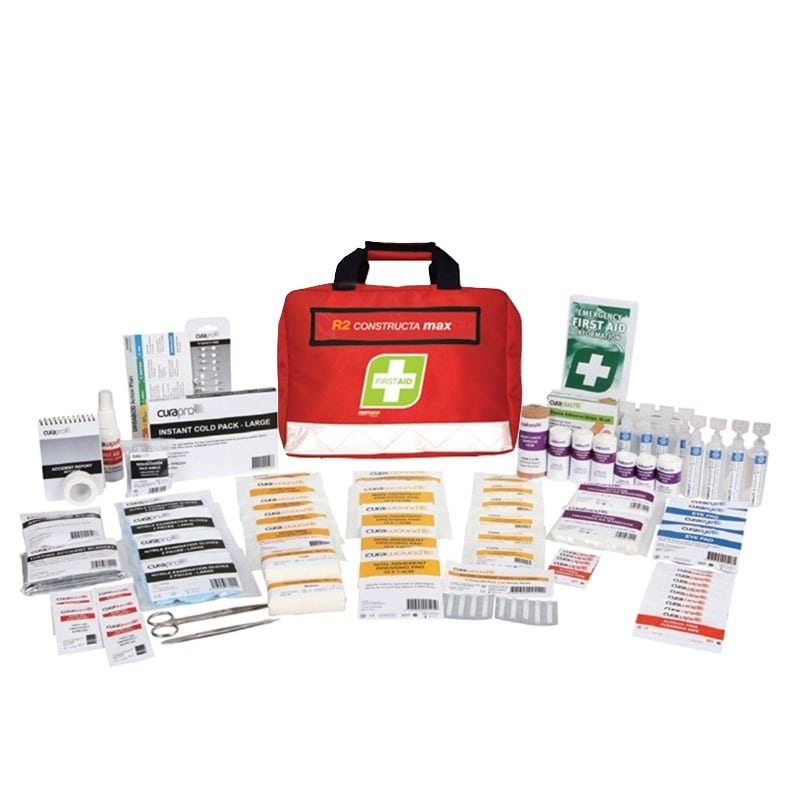 R2 Constructa Max 1-25 Person First Aid Kit (durable soft case)