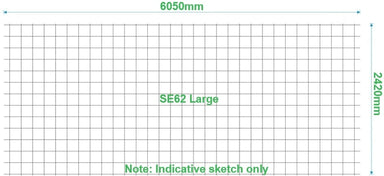 SE62 Seismic Certified Grade 500E Reinforcing Mesh (Large)