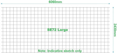 SE72 Seismic Certified Grade 500E Reinforcing Mesh (Large)