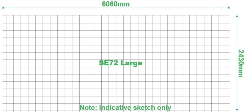 SE72 Seismic Certified Grade 500E Reinforcing Mesh (Large)