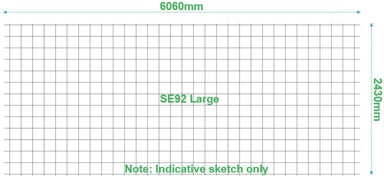 SE92 Seismic Certified Grade 500E Reinforcing Mesh (Large)