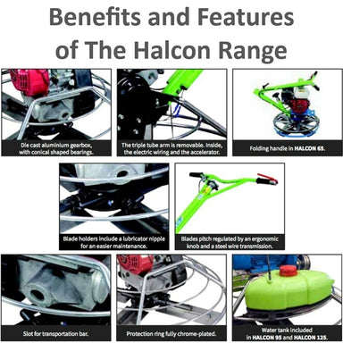 SIMA Halcon 95 Power Float (81.2kg with Honda Engine & Water Tank) - BuildQuip