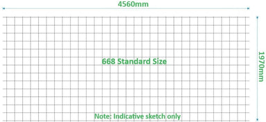 668 General Construction Mesh (Standard Size)