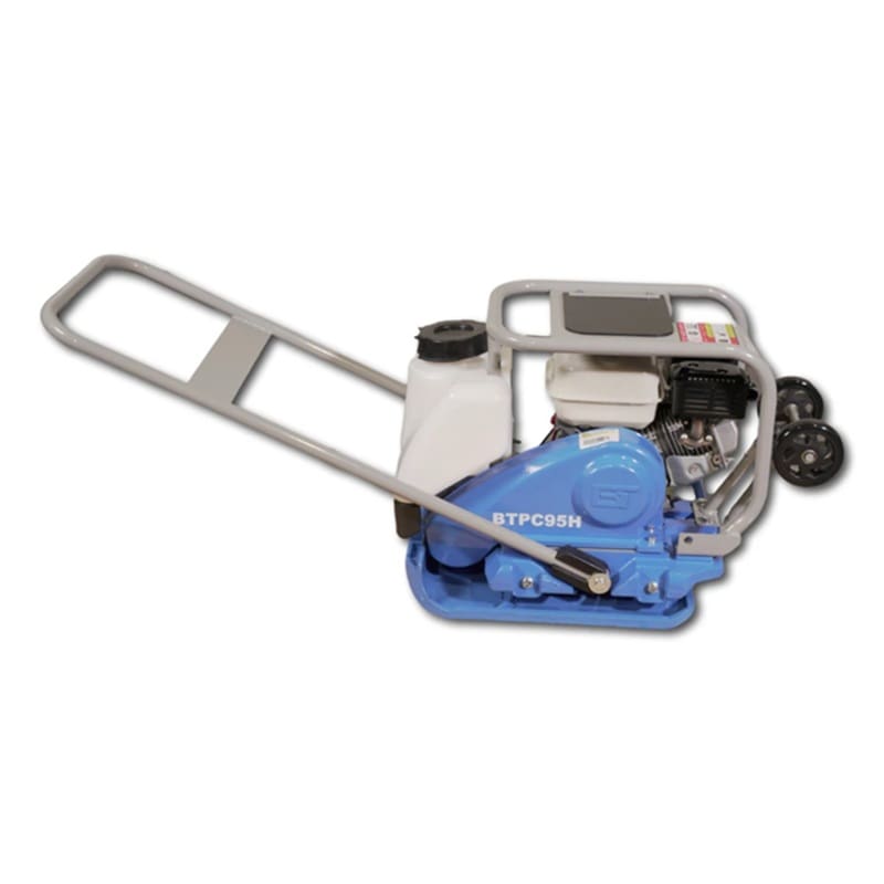 BTPC95H Beton Trowel 95kg Forward Plate Compactor with Water Tank & Transport Wheels - BuildQuip