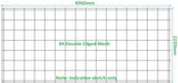 84 Double Edge Economy Mesh