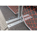 Orange Diamond Mesh Construction Barrier Fence  (2.2m wide x 1.25m high)