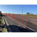 Orange Diamond Mesh Construction Barrier Fence  (2.2m wide x 1.25m high)