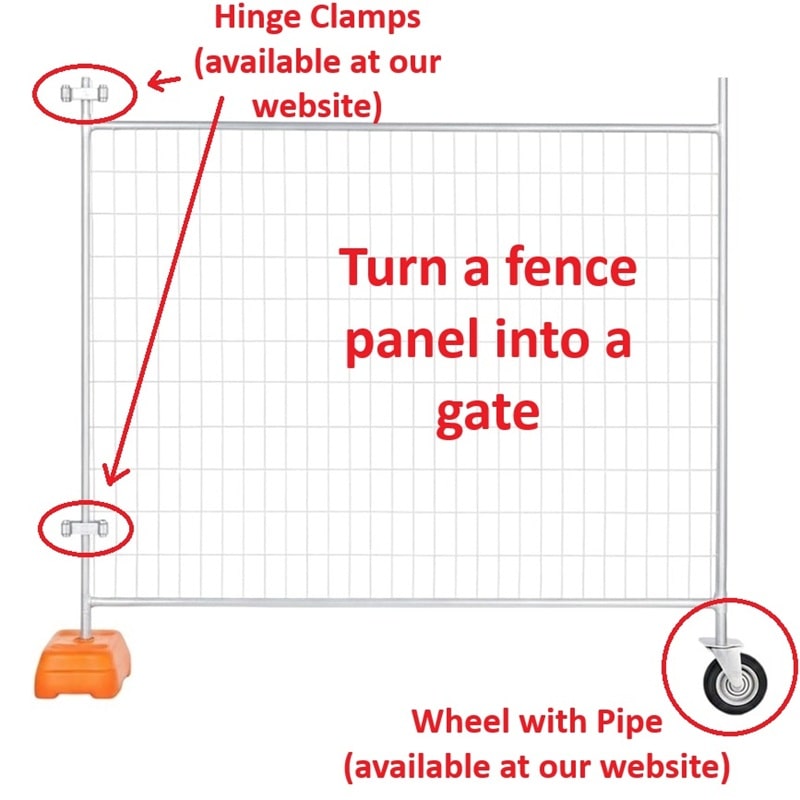 Temporary Fence Panel (2.4m x 2.1m)